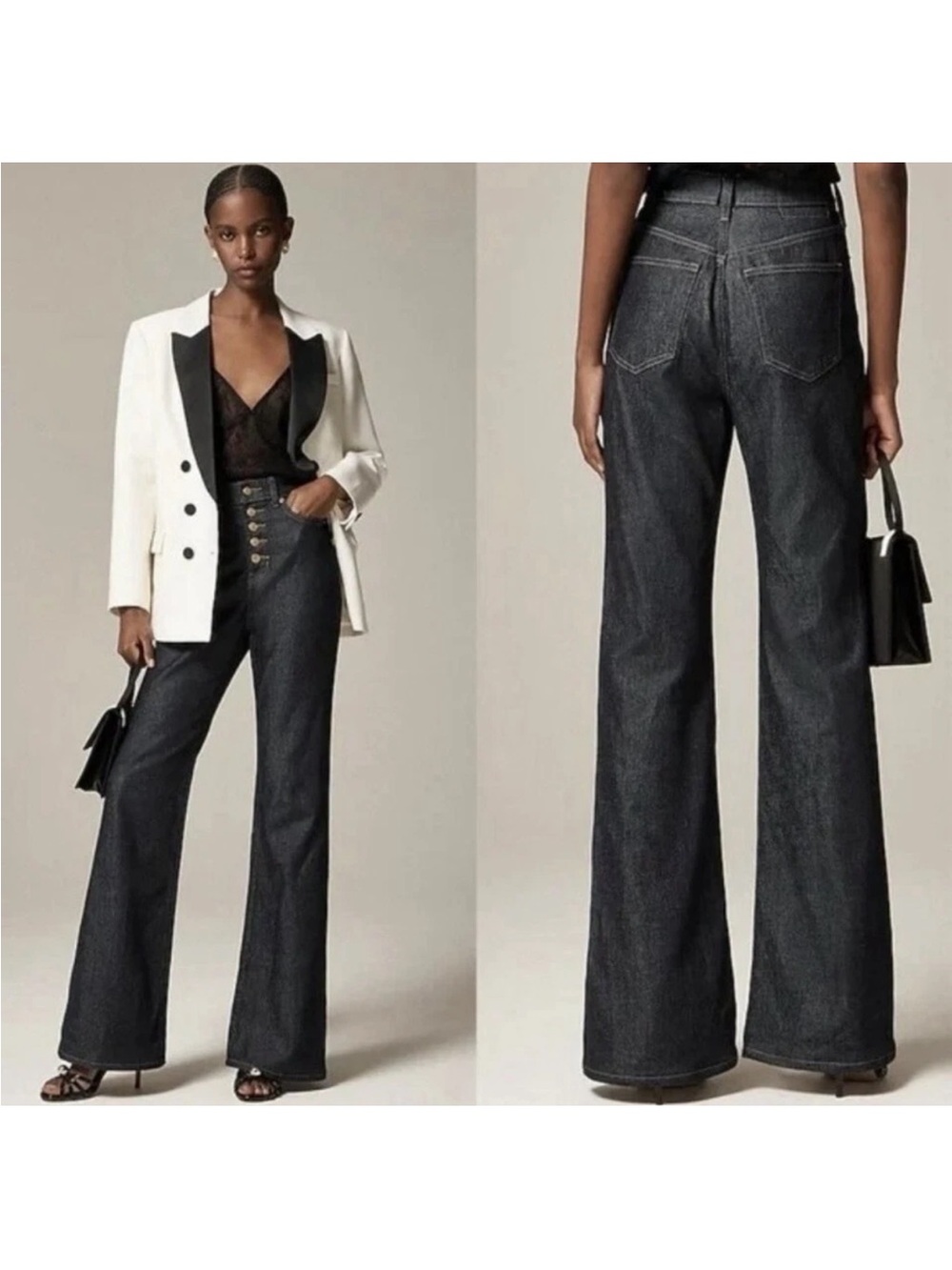 JCREW SZ 29 High-rise 96 flare jean with button fly